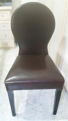 Sedia in pelle