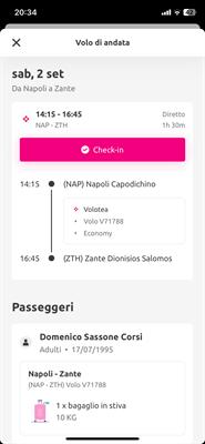 Biglietti aerei per Zante