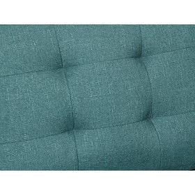 Divano letto a 2 piazze legno e tessuto prezzo conveniente, colore Verde - Foto 4