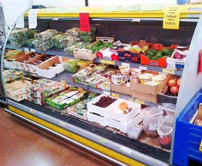 Murale frigo Ortofrutta supermercato