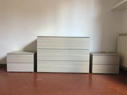 Cassettiera + 2 Comodini