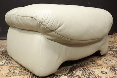 Pouf originale inglese in pelle verde - Foto 2
