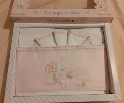 3 set lenzuola per lettino bimba