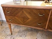 Comò con specchio degli anni 50 Ristrutturato - Anteprima 5