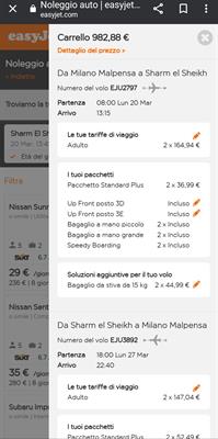 Milano - Sharm 20/27 marzo 2023