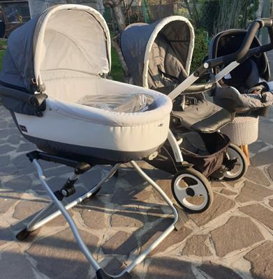Trio Peg Perego Book Plus51 bianco grigio, mai usata, ottimo stato - Anteprima 1