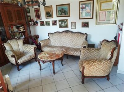 Salotto in stile barocco.