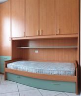 Armadio e Letto Singolo (con letto estraibile)