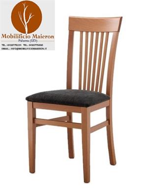 Sedie In Legno Imbottite Stile Moderno Bar Ristorante cd3027