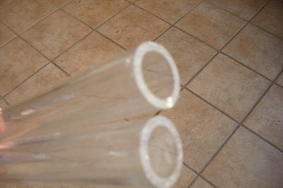 TUBI IN VETRO ACRILICO TRASPARENTE