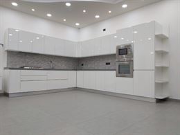 Cucina moderna artigianale bianca
