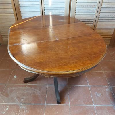 Tavolo Rotondo in Noce Allungabile
