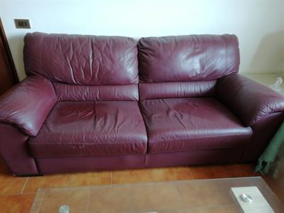 Coppia divani pelle