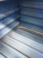 Foto 3 Contenitori cassoni in ferro impilabili a bocca di lupo, marca Sall